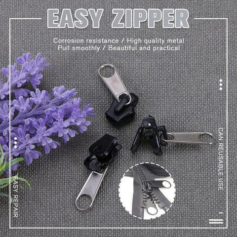 12PCS/Set Instant Zipper fix kit Universal Instant Fix Zipper Repair Kit Replacement Zip Slider Teeth Rescue New Design Zippers For Sew - ScootRasch Outdoor Equipment