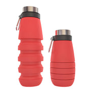 500ML PORTABLE SILICONE FOLDING WATER DRINKING BOTTLE - ScootRasch Outdoor Equipment