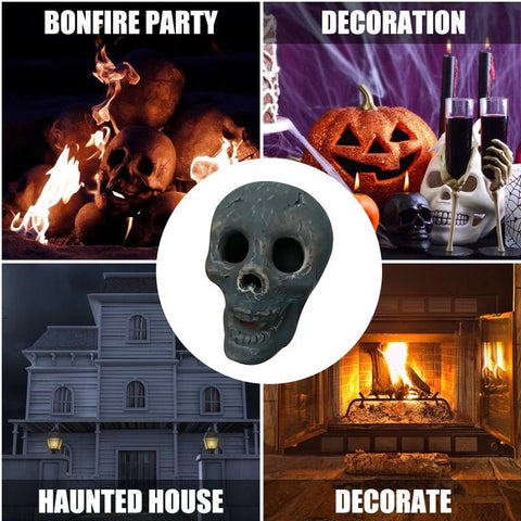 FlameSkull - Halloween - Firepit/Fireplace Decoration - ScootRasch Outdoor Equipment