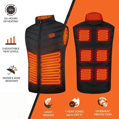 Heat-Zone Vest - Heated Washable Vest - ScootRasch Outdoor Equipment