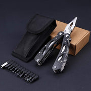 Multitool Knife Pliers Pocket Knives Saw Kit Survival Folding Multi Tool with Screwdriver Bits Set Outdoor Fishing Camping Accessories Emergency Multifunctional Gift for Men Boyfriend Father - ScootRasch Outdoor Equipment
