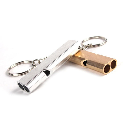 PORTABLE DUAL-TUBE SURVIVAL EMERGENCY WHISTLE - ScootRasch Outdoor Equipment