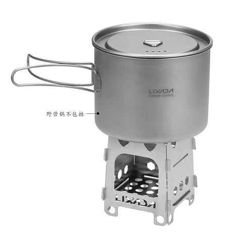 STAINLESS STEEL LIGHTWEIGHT FOLDING WOOD STOVE - ScootRasch Outdoor Equipment