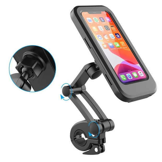 SteadyMate Universal Waterproof Bicycle / Motorcycle Phone Mount for Handlebars - ScootRasch Outdoor Equipment