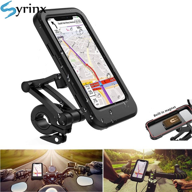 SteadyMate Universal Waterproof Bicycle / Motorcycle Phone Mount for Handlebars - ScootRasch Outdoor Equipment