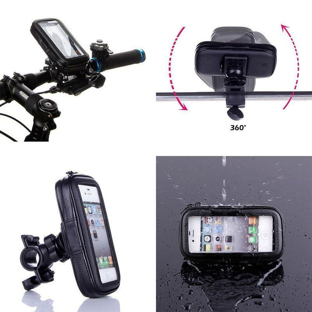 SteadyMate Universal Waterproof Bicycle / Motorcycle Phone Mount for Handlebars - ScootRasch Outdoor Equipment