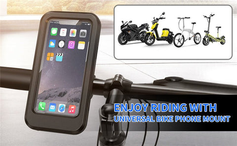 SteadyMate Universal Waterproof Bicycle / Motorcycle Phone Mount for Handlebars - ScootRasch Outdoor Equipment